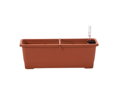 Truhlík samozavlažovací Bergamot - terakota 60 cm