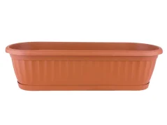 Truhlík Similcotto mini s miskou - terakota 32x11,5 cm