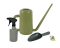 Set lopatka + konvička (zelená) + rozprašovač (antracit světlý)