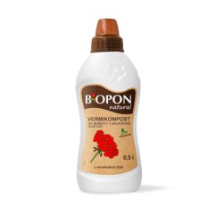 Hnojivo Bopon Natural vermikompost balkonové rostliny 0,5L