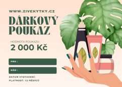 Dárkový poukaz - 2000 Kč