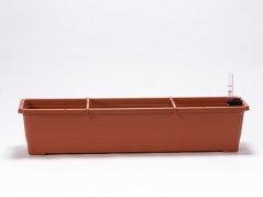 Truhlík samozavlažovací Bergamot - terakota 80 cm
