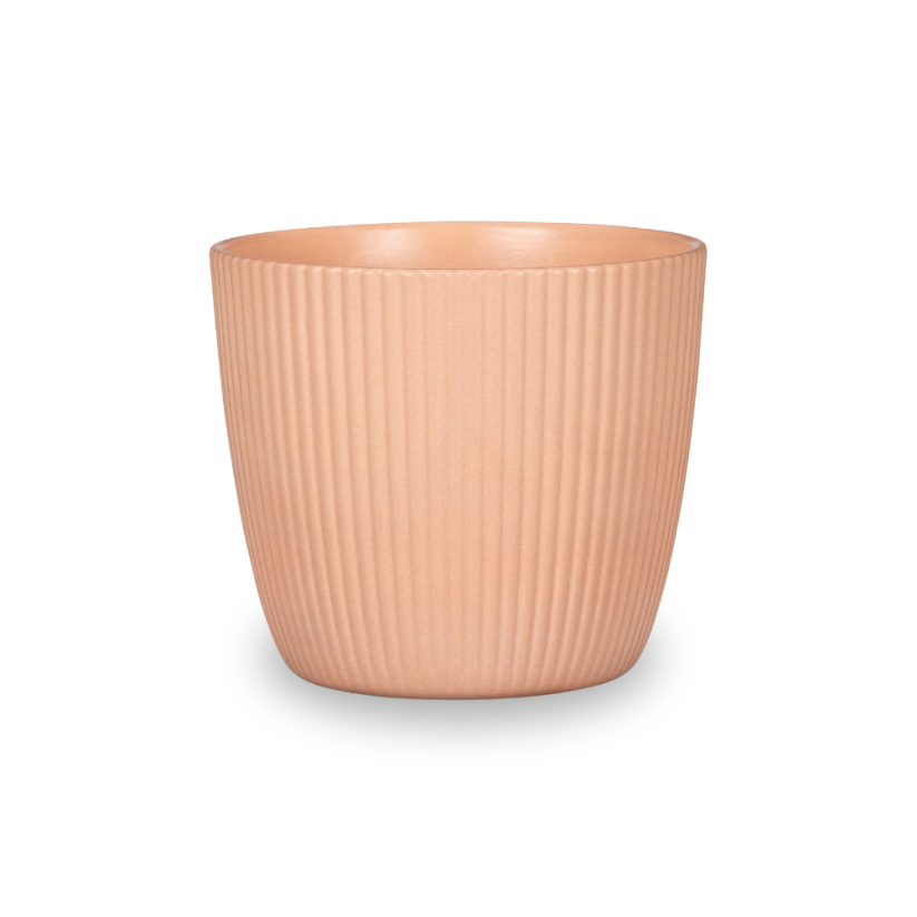 Obal 842 Peach mat - Průměr květináče: 19 cm
