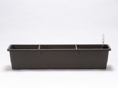 Truhlík samozavlažovací Bergamot - antracit 80 cm