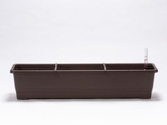 Truhlík samozavlažovací Bergamot - čokoládový 80 cm