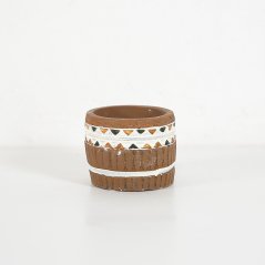 Keramický květináč Kolibri - African Drum