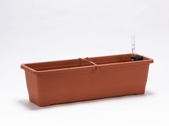 Truhlík samozavlažovací Bergamot - terakota 60 cm