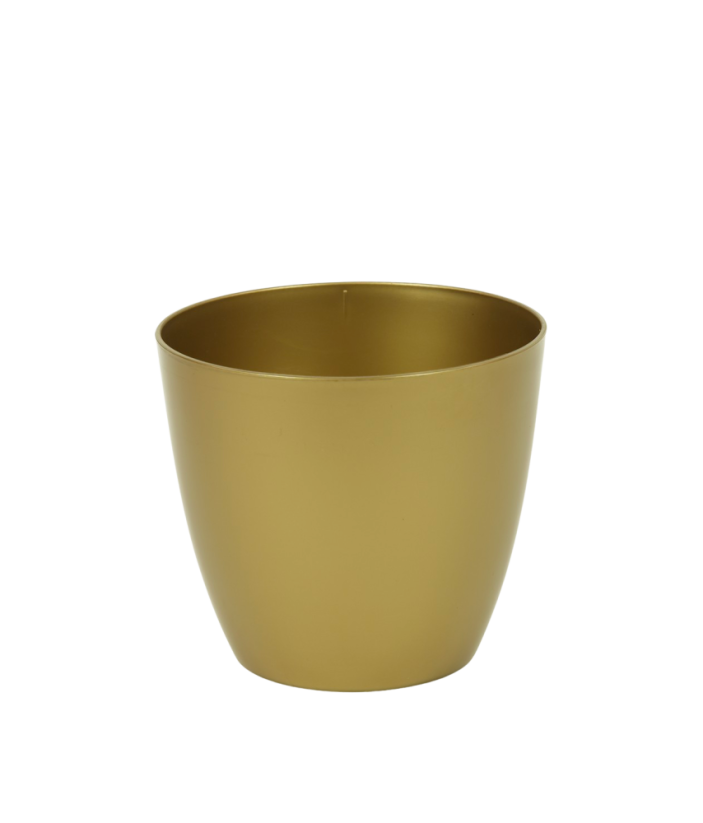 Obal Ella - lesklá zlatá Ø13cm