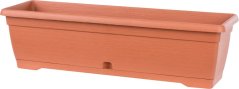 Truhlík Similcotto broušený - cihlová terakota 40 cm