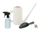 Set lopatka + konvička (slonová kost) + rozprašovač (šedomodrý)